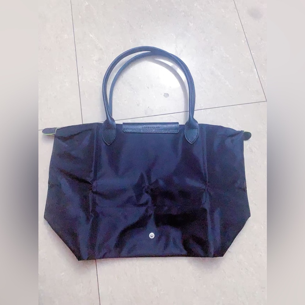 Longchamp  large tote bag black color universal‎ style versatile shoulder Purse - Picture 7 of 15